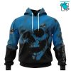 Personalized Carolina Panthers Nfl Big Skull All Over Print 3D Hoodie