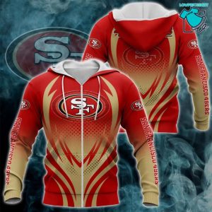 San Francisco 49ers NFL Football Gifts All Over Print 3D Zipper Hoodie