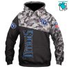 Tennessee Titans Nfl Military Camo Graphic 3D Pullover Hoodie